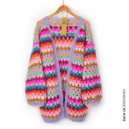 Haakpatroon - MYPZ Mohair Granny stripes vest Spirit (ENG-NL)