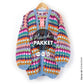 Haakpakket - MYPZ Mohair Granny stripes vest Belly (ENG-NL)