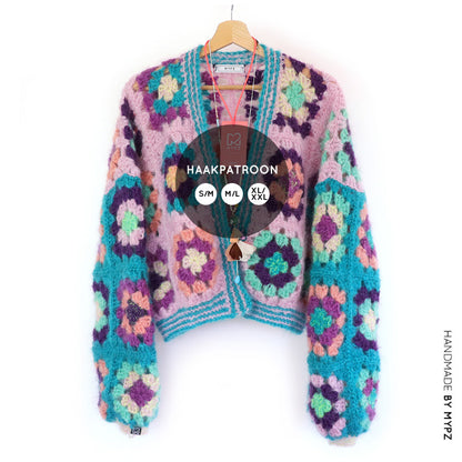 Haakpatroon - MYPZ Granny square bomber vest Hailey (ENG-NL)