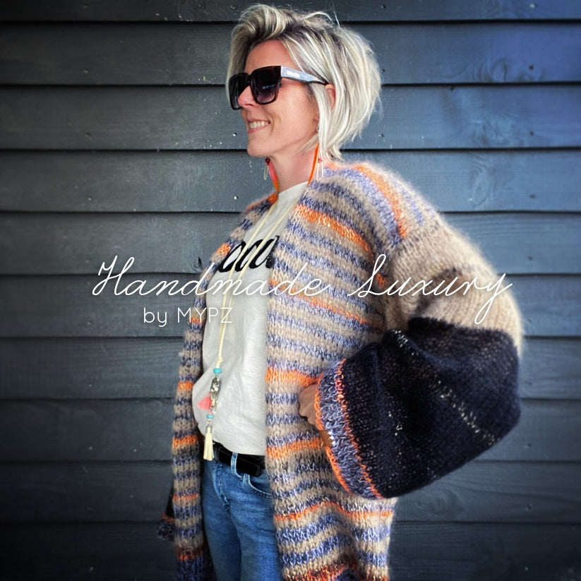 Boho knit cardigan best sale