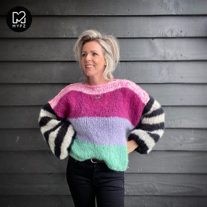 Knitting Kit – MYPZ Basic Light Mohair Pullover Coco no10 (ENG-NL)