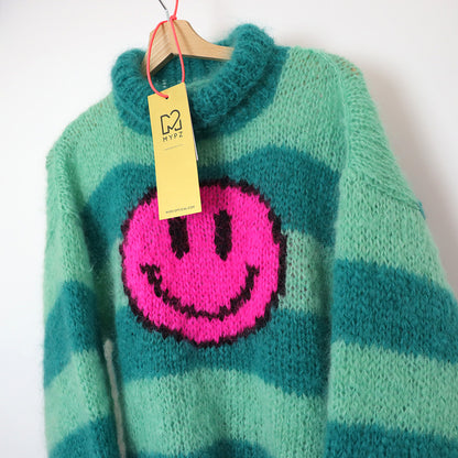Breipakket – MYPZ light mohair trui Smiley Green No8 (ENG-NL)