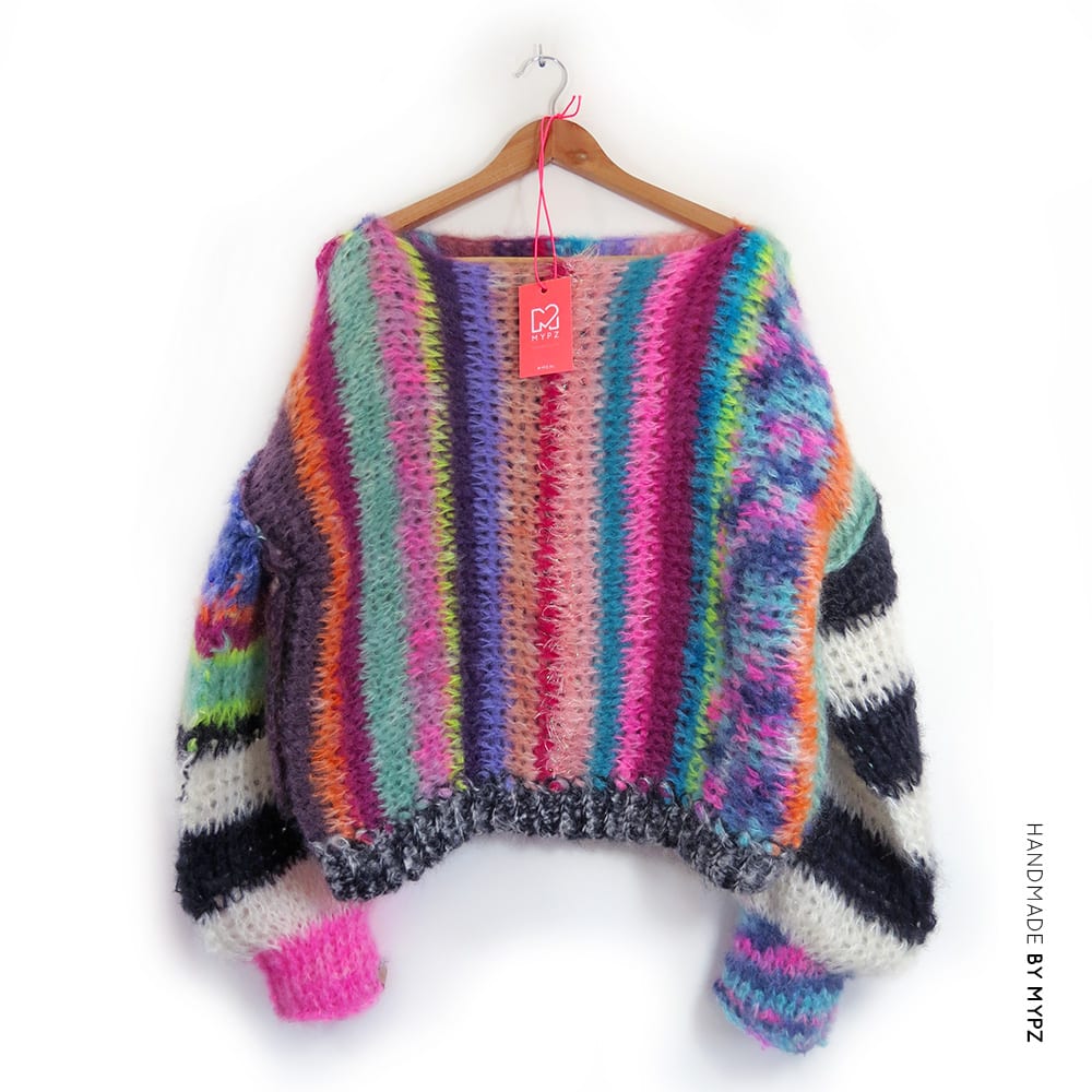 MYPZ mohair Statement sweater crochet