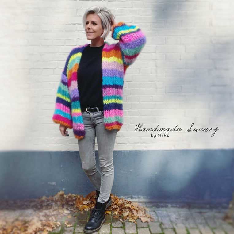 【DIESEL】RAINBOW MOHAIR CARDIGAN 2310TUSEDLAIKA