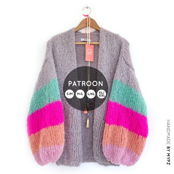 Knit Pattern – MYPZ Basic Light Mohair Cardigan Summer Vibes No10 