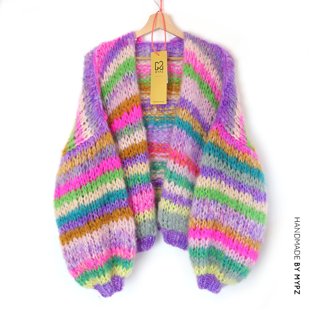 MYPZ Short Chunky Mohair Cardigan Aurora!